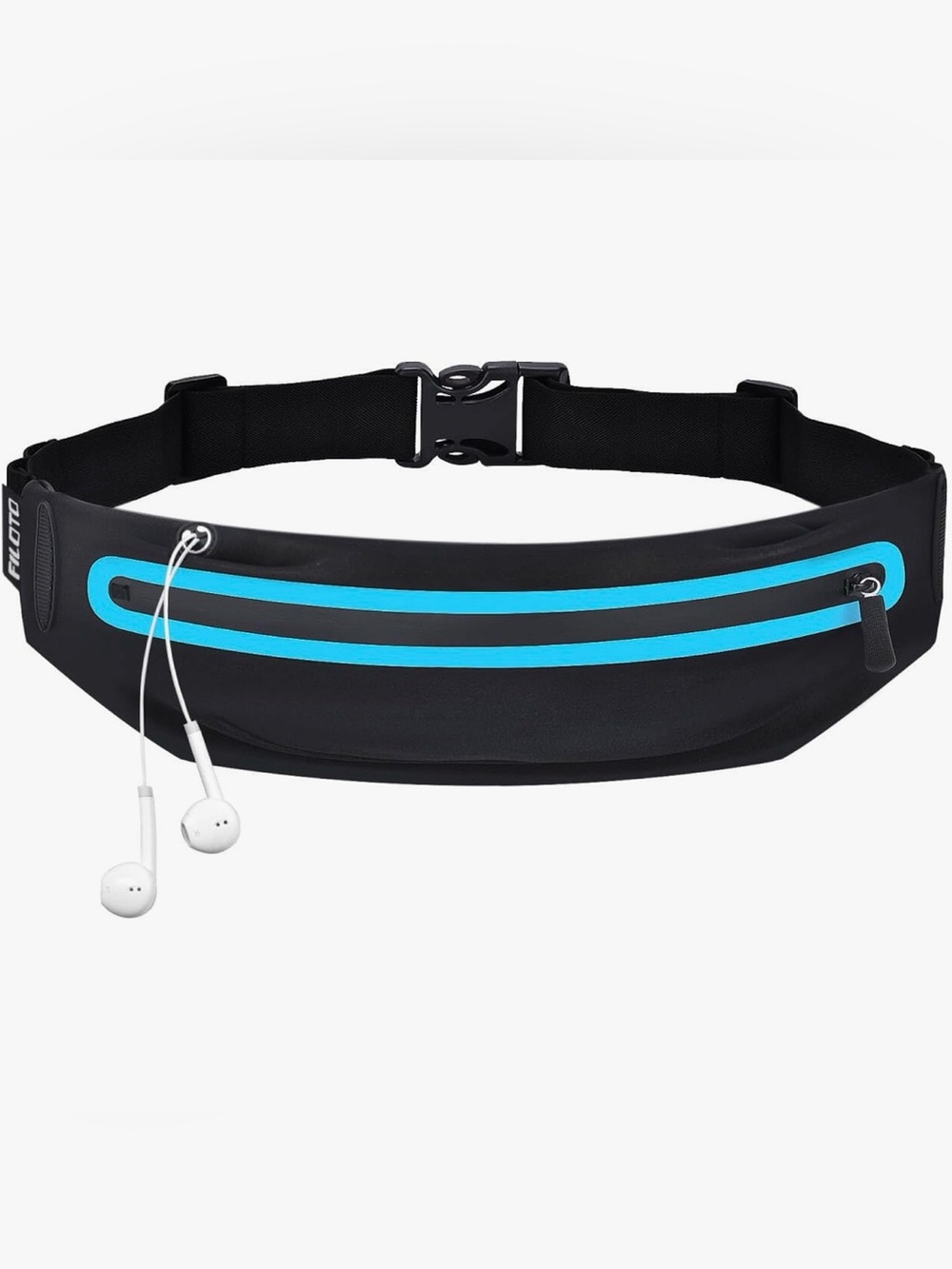 FILOTO running belt fanny pack adjustable unisex reflective waterproof
